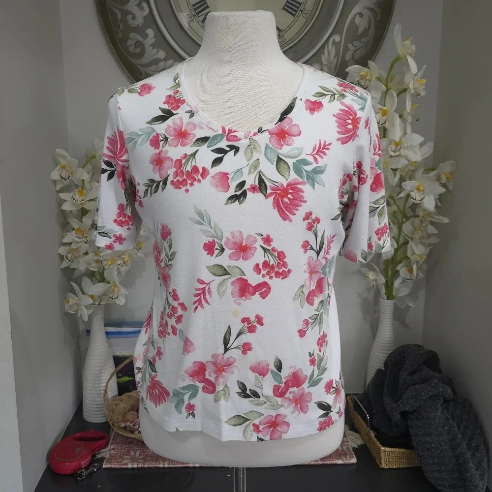 Floral Blouse Karen Scott